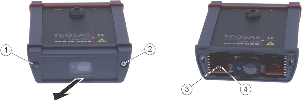 DIP-Schalter am Displaymodul