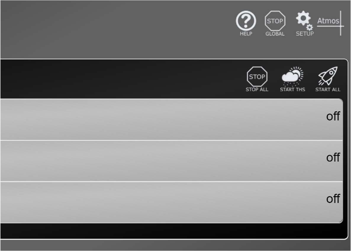 Atmosphere-Analyzer-Symbol auf der Interface Web-UI