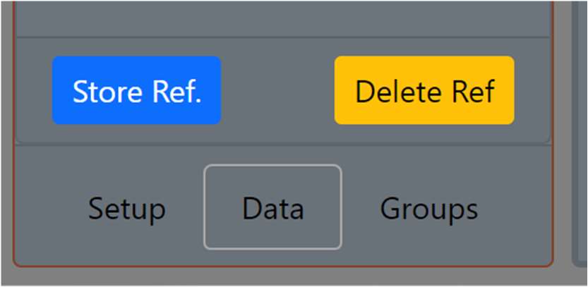 Sensor-Tabs Setup / Data / Groups